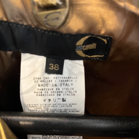 Just Cavalli Vintage Trench Coat Size 38! Pristine condition! - Picture 3 of 3